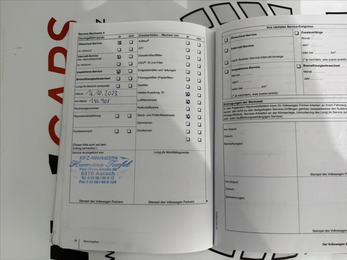 Volkswagen Sharan MPV 2,0 l 103 kw