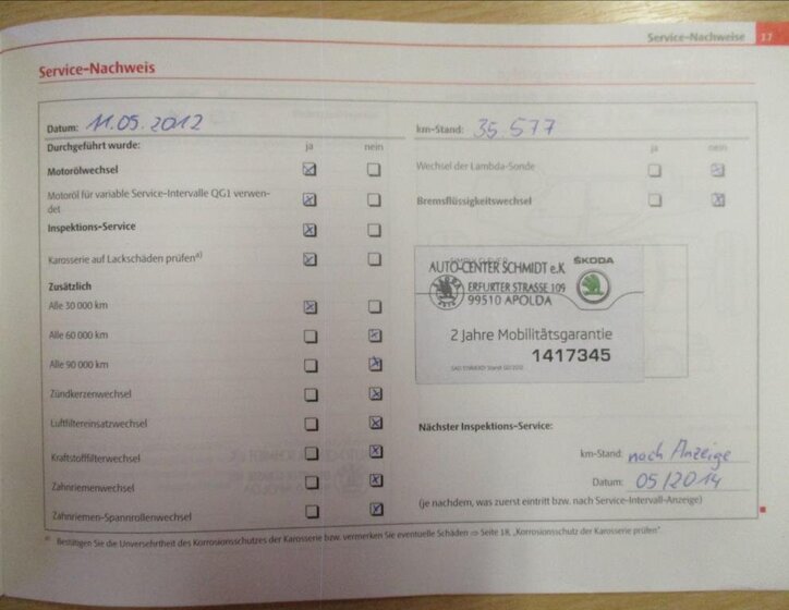 Škoda Fabia Hatchback 1,4 l 63 kw