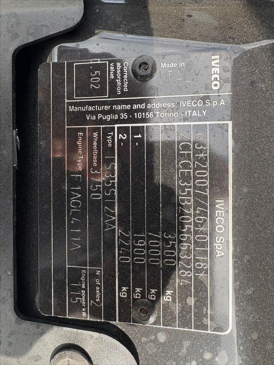 Iveco Daily Sklápěč 2,3 l 115 kw