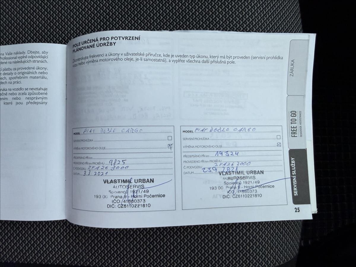 Fiat Dobló Skříň 1,2 l 70 kw