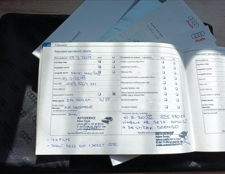 Audi A4 Sedan / Limuzína 1,9 l 85 kw