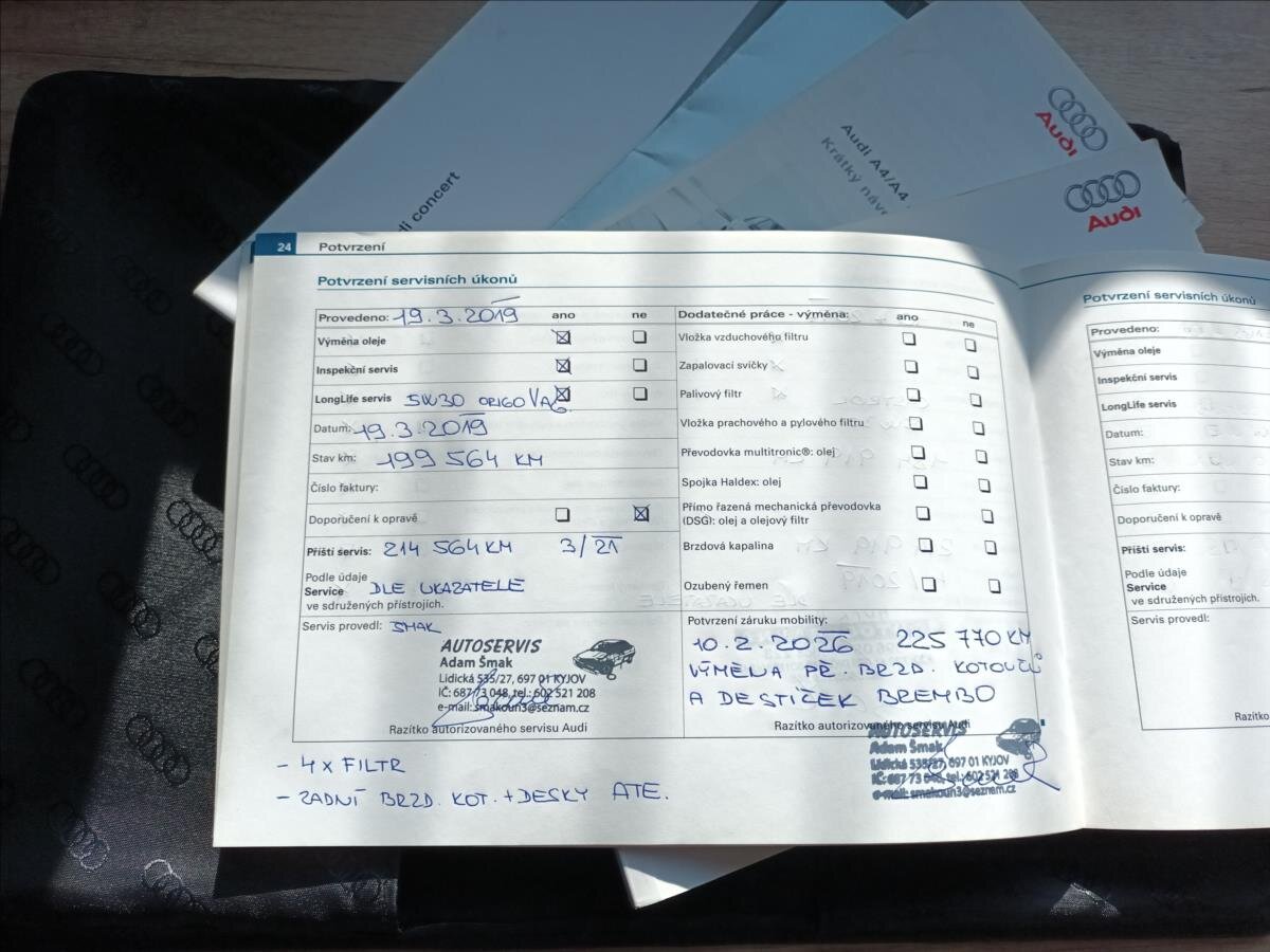 Audi A4 Sedan / Limuzína 1,9 l 85 kw