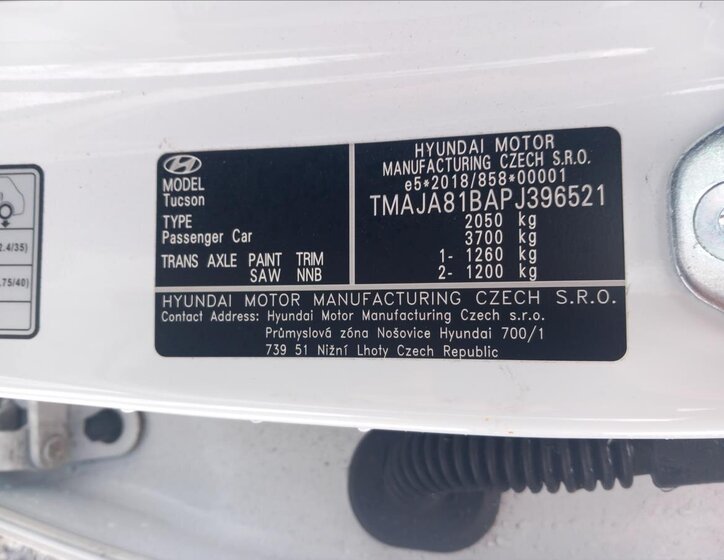 Hyundai Tucson SUV 1,6 l 110 kw