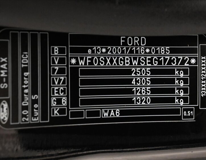 Ford S-MAX MPV 2,0 l 100 kw