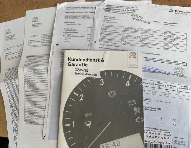 Toyota Avensis Kombi 1,8 l 109 kw