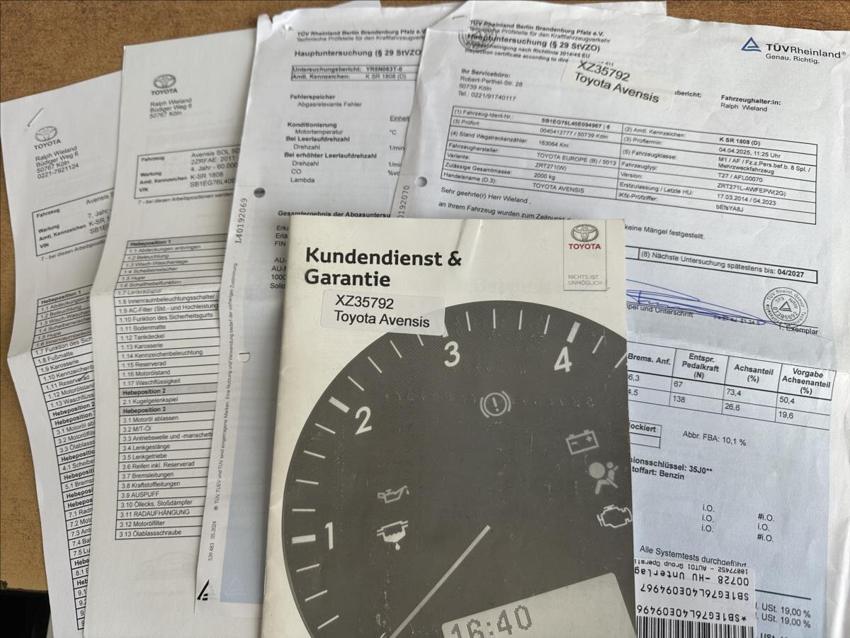 Toyota Avensis Kombi 1,8 l 109 kw