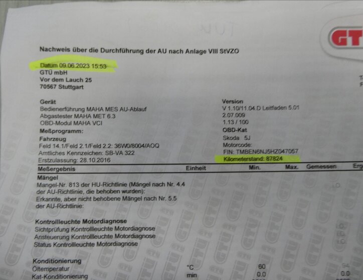 Škoda Fabia Hatchback 1,2 l 81 kw