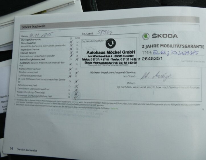 Škoda Fabia Hatchback 1,6 l 77 kw