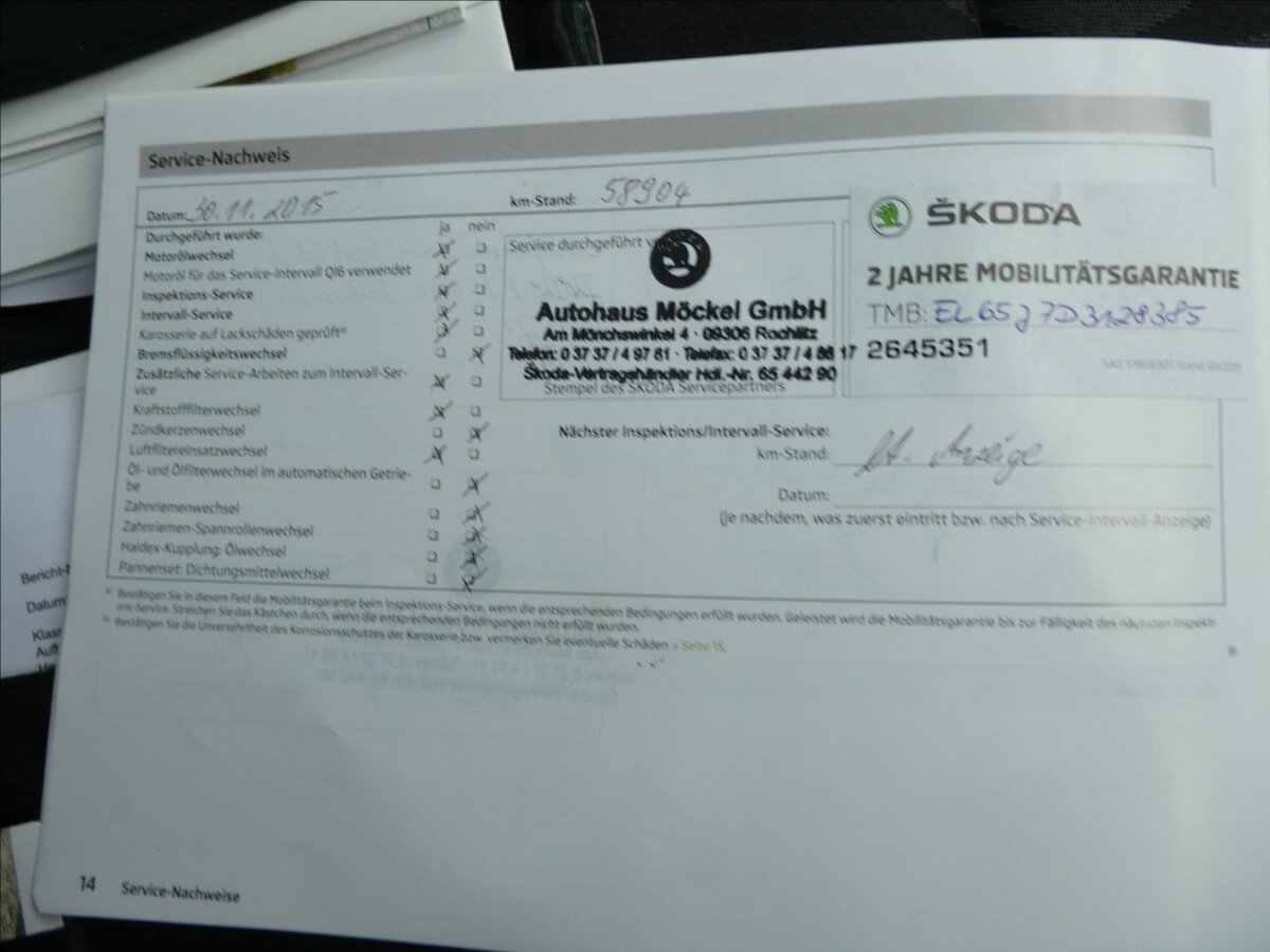 Škoda Fabia Hatchback 1,6 l 77 kw