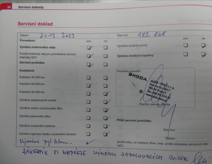 Škoda Octavia Liftback 1,6 l 75 kw