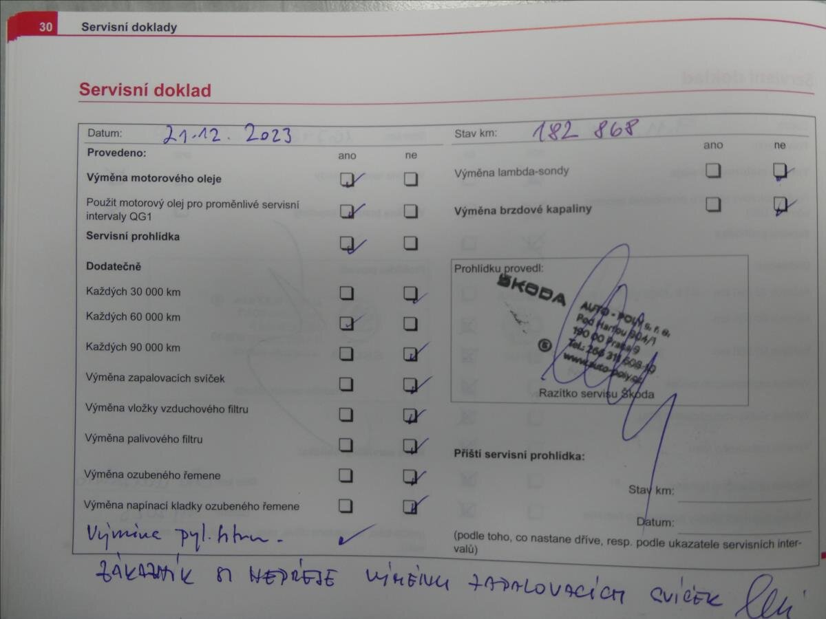 Škoda Octavia Liftback 1,6 l 75 kw