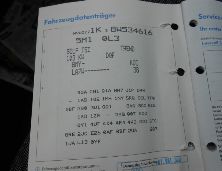 Volkswagen Golf Plus Hatchback 1,4 l 103 kw