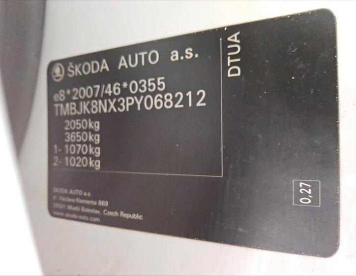 Škoda Octavia Kombi 2,0 l 147 kw