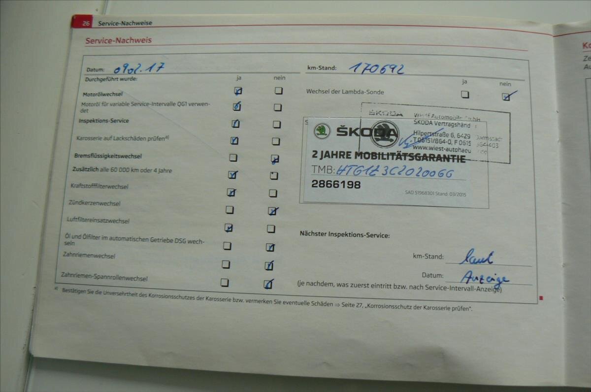 Škoda Octavia Kombi 1,6 l 77 kw