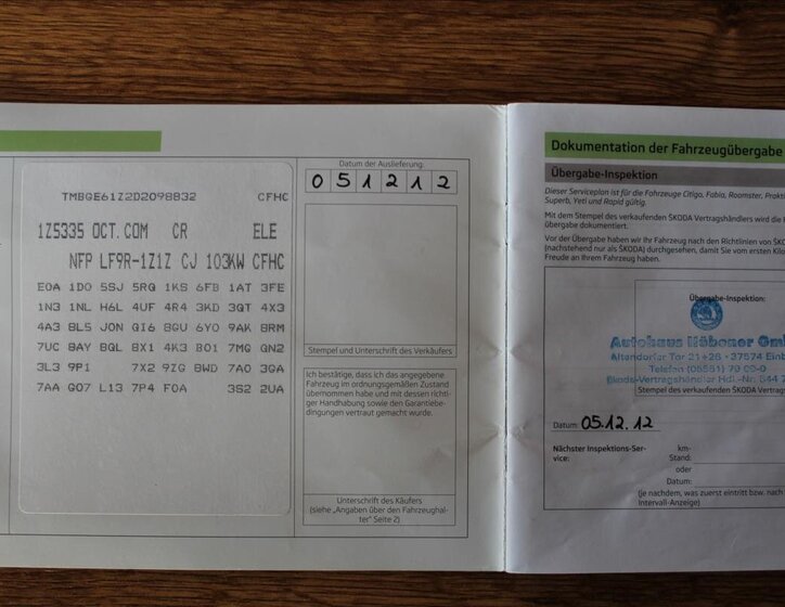 Škoda Octavia Kombi 2,0 l 103 kw