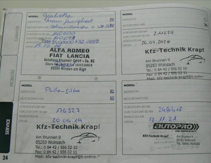 Alfa Romeo Giulietta 17