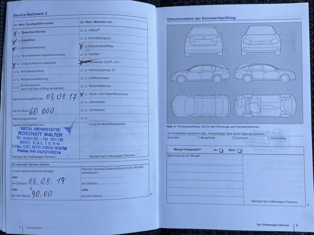 Volkswagen Touran MPV 1,6 l 77 kw
