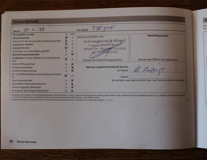 Škoda Octavia Kombi 2,0 l 147 kw