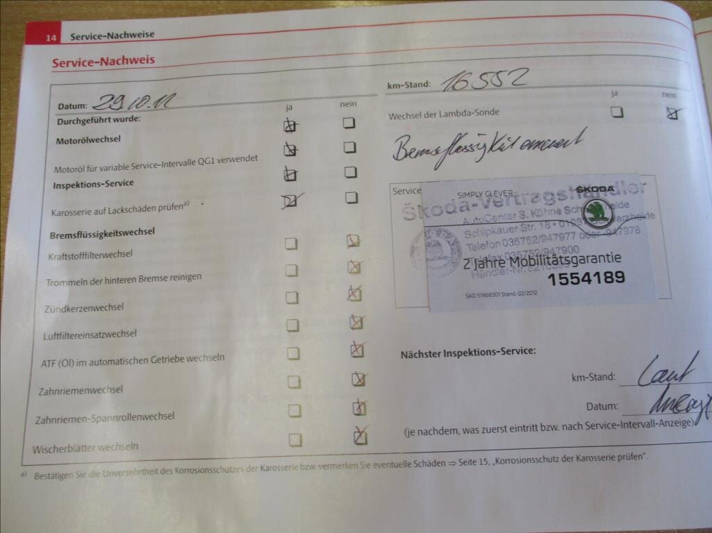 Škoda Fabia Hatchback 1,2 l 63 kw