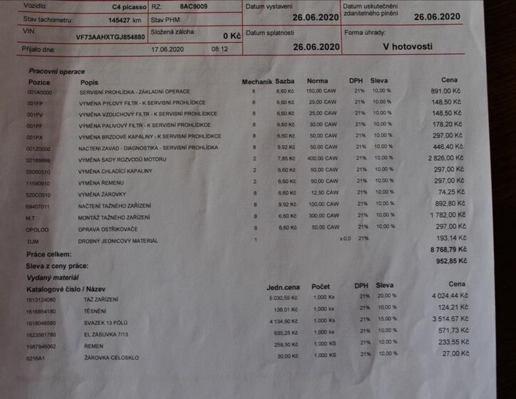 Citroën C4 Picasso MPV 2,0 l 110 kw