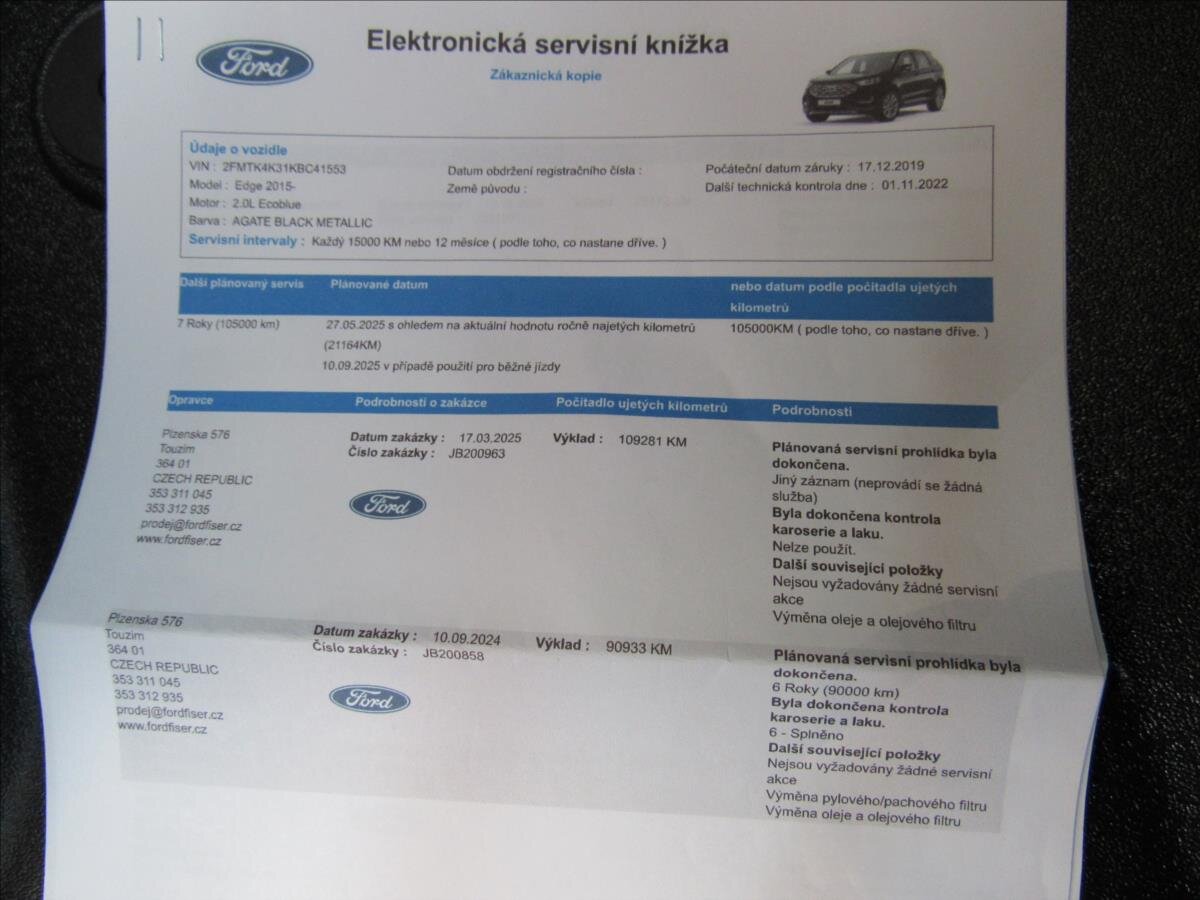 Ford Edge SUV / Terénní 2,0 l 175 kw