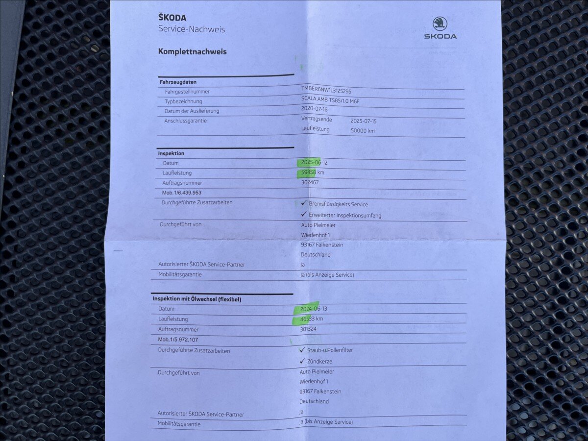 Škoda Scala Hatchback 999,0 85 kw