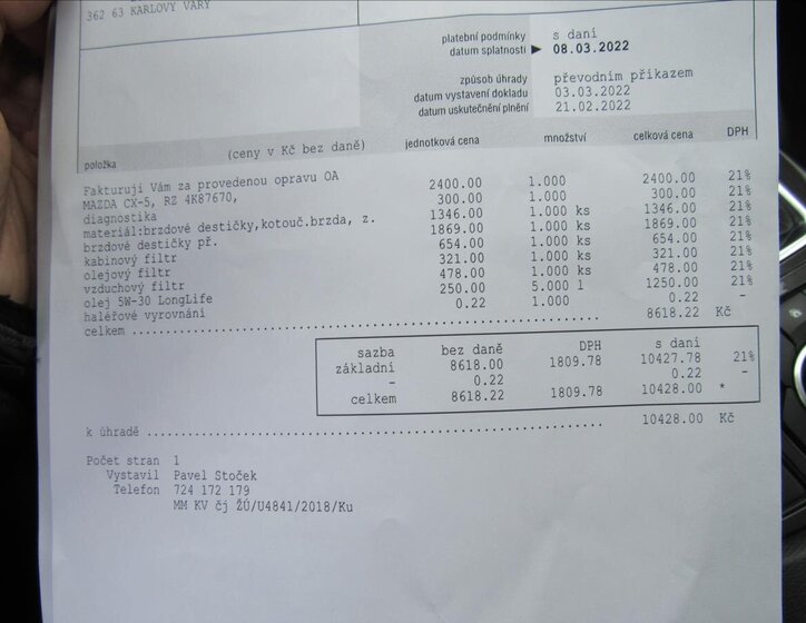 Mazda CX-5 SUV / Terénní 2,2 l 129 kw