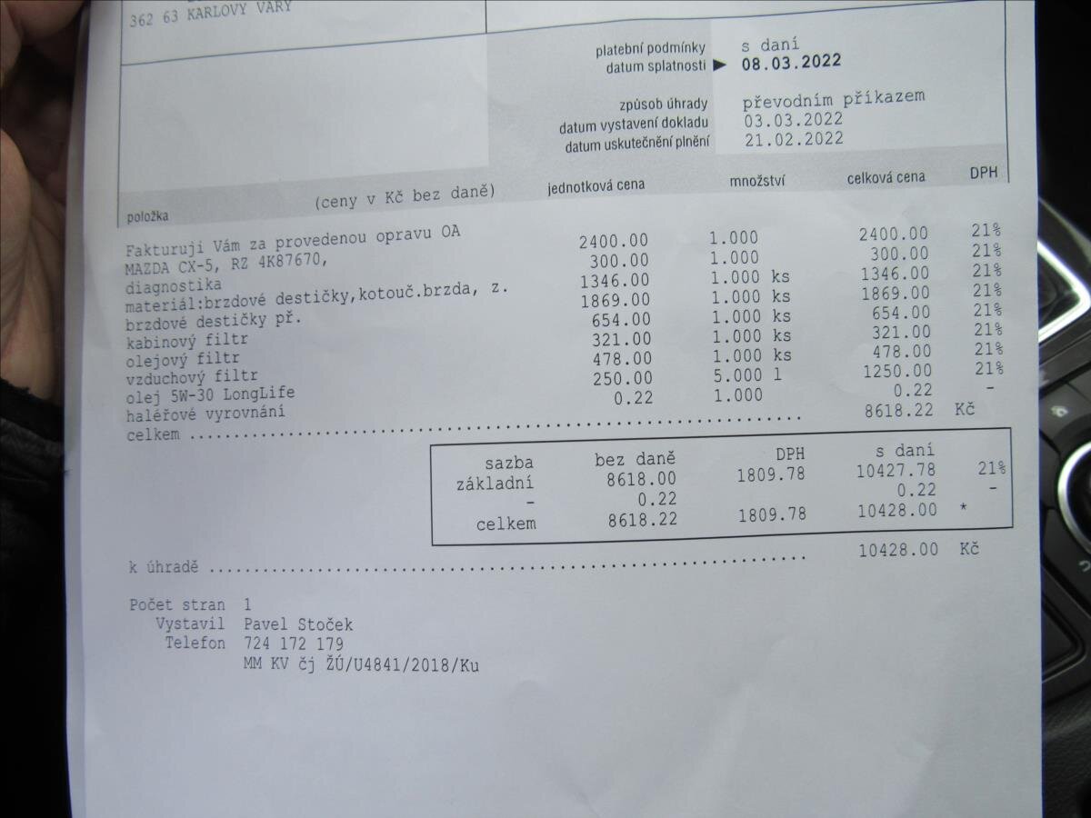 Mazda CX-5 SUV / Terénní 2,2 l 129 kw