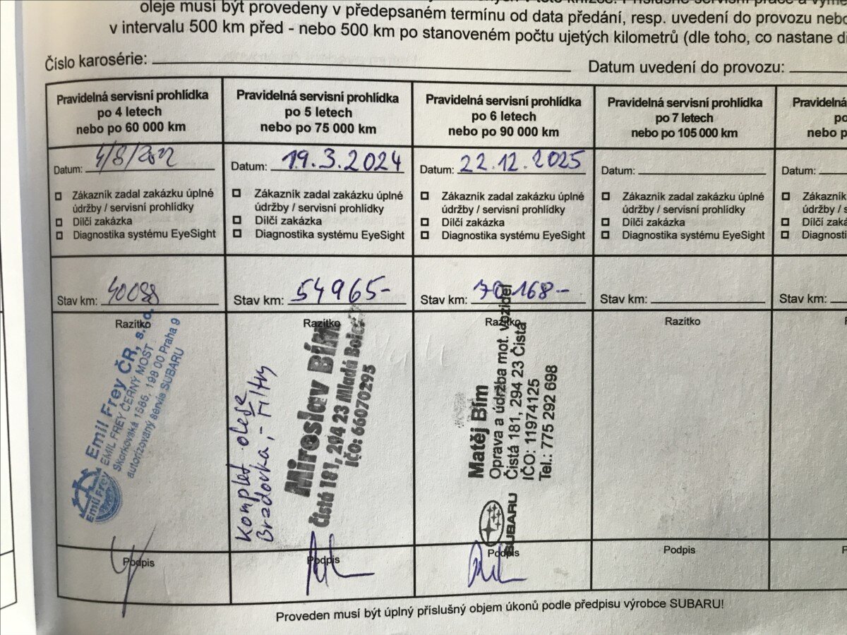 Subaru Forester Kombi 2,0 l 110 kw