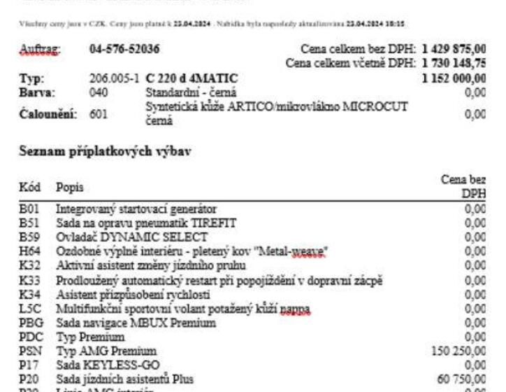 Mercedes-Benz Třídy C Ostatní 2,0 l 147 kw