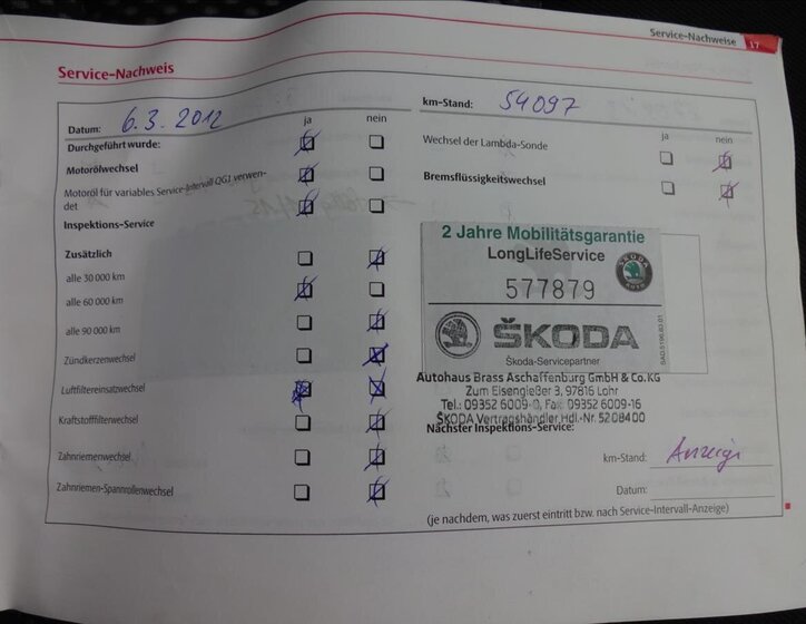 Škoda Octavia Kombi 1,8 l 118 kw