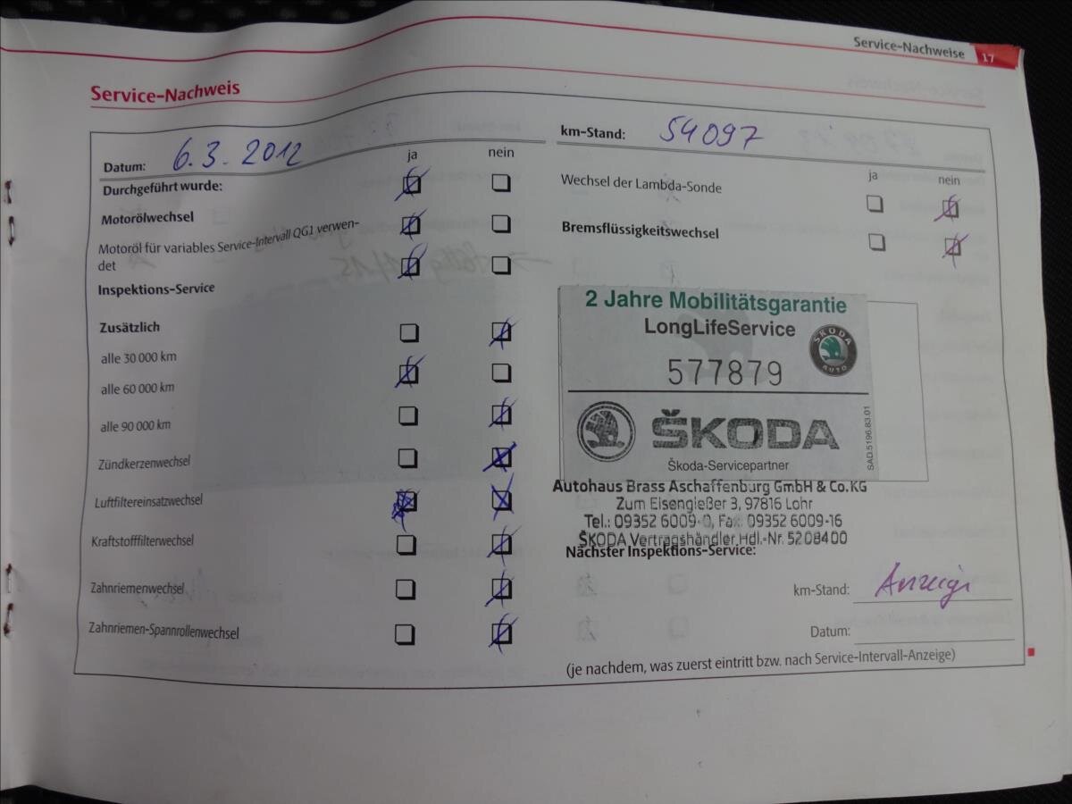 Škoda Octavia Kombi 1,8 l 118 kw