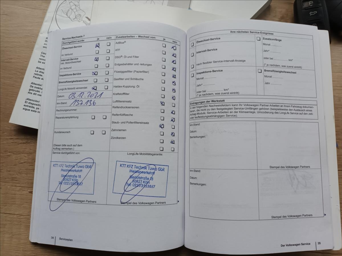 Volkswagen Touran MPV 1,4 l 103 kw