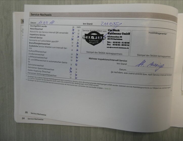 Škoda Octavia Kombi 2,0 l 103 kw