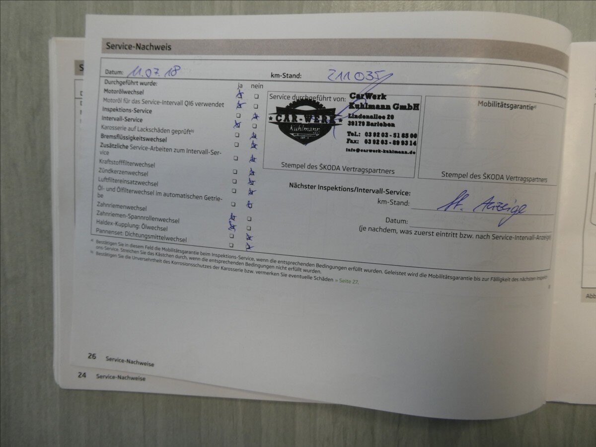 Škoda Octavia Kombi 2,0 l 103 kw