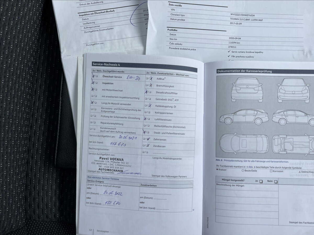 Volkswagen Touran MPV 2,0 l 110 kw