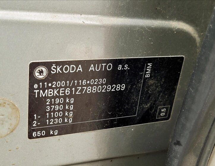 Škoda Octavia Kombi 2,0 l 103 kw