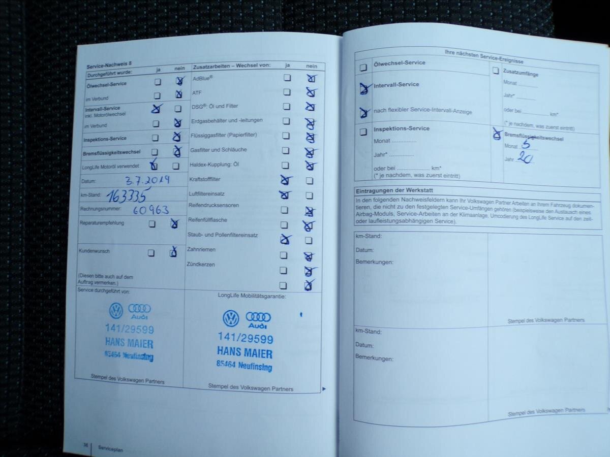 Volkswagen Touran Kombi 2,0 l 103 kw