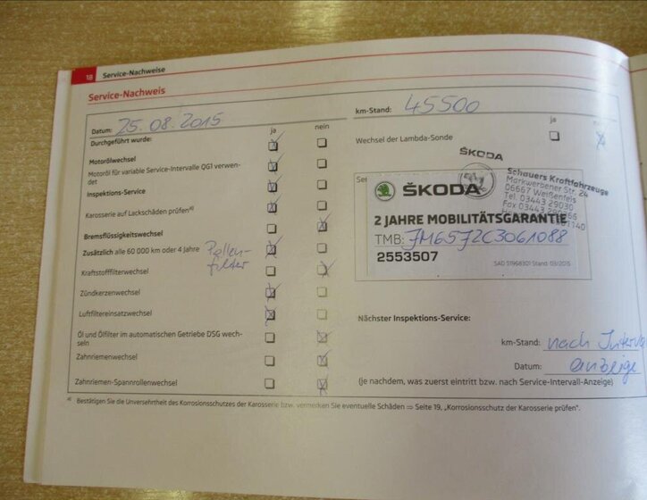 Škoda Fabia Kombi 1,2 l 63 kw