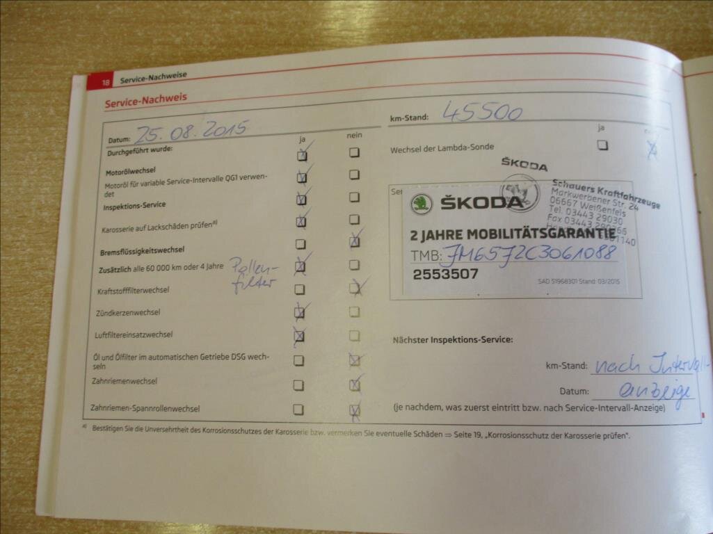 Škoda Fabia Kombi 1,2 l 63 kw