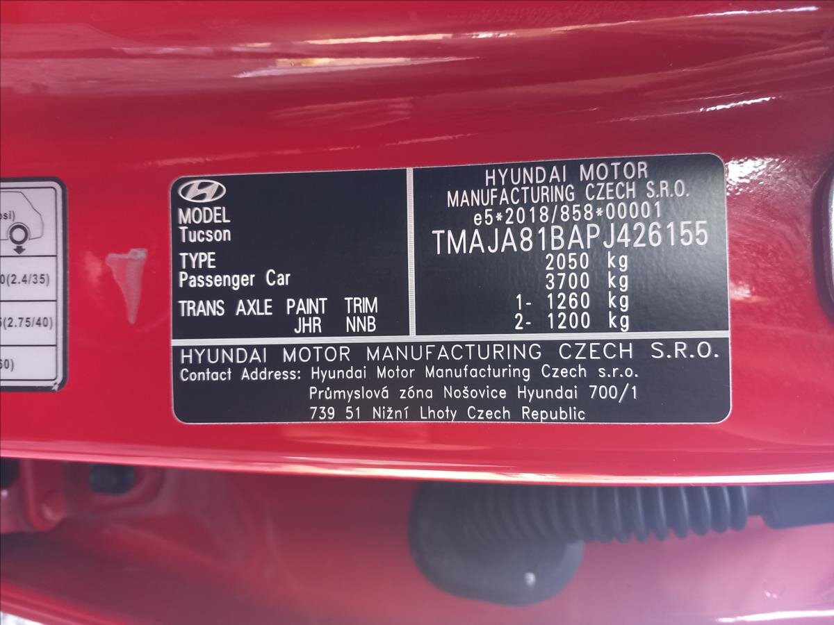 Hyundai Tucson SUV / Terénní 1,6 l 110 kw