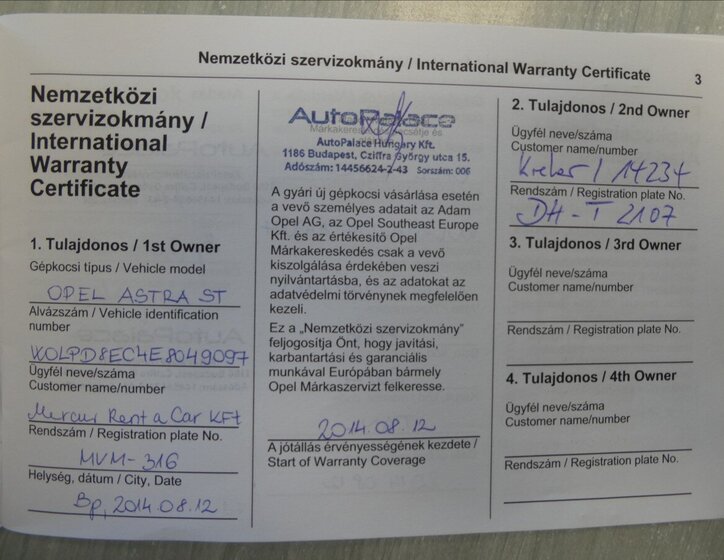 Opel Astra Kombi 1,4 l 103 kw