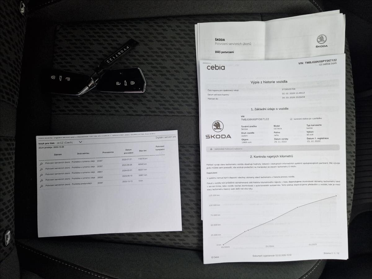 Škoda Octavia Kombi 2,0 l 85 kw