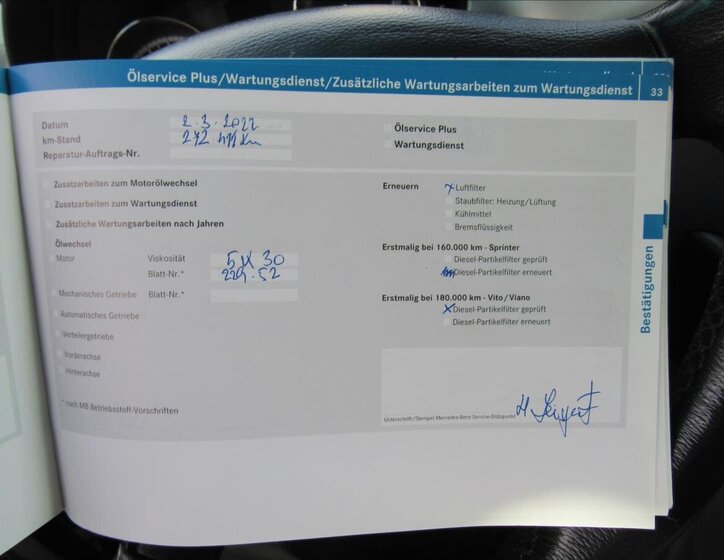 Mercedes-Benz Viano Kombi 3,0 l 150 kw