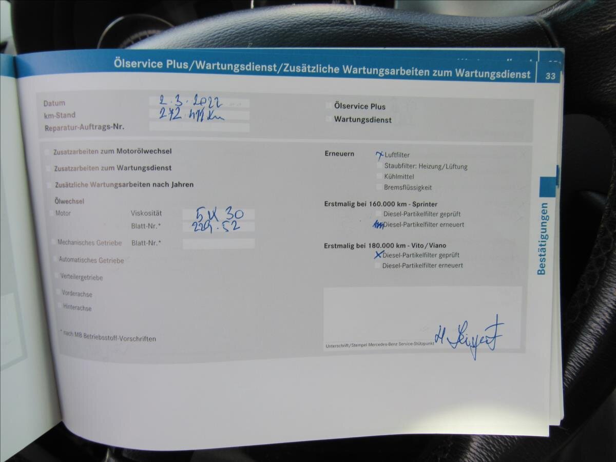 Mercedes-Benz Viano Kombi 3,0 l 150 kw