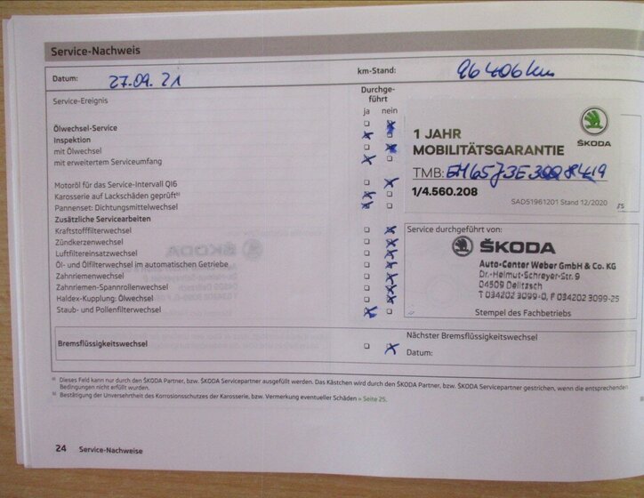 Škoda Fabia Hatchback 1,2 l 63 kw