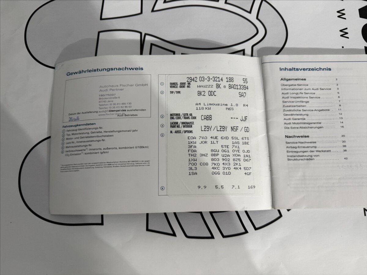 Audi A4 Sedan 1,8 l 118 kw