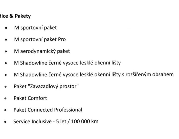 BMW X7 SUV / Terénní 3,0 l 250 kw