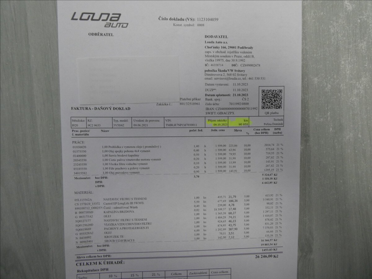 Škoda Superb Kombi 2,0 l 147 kw