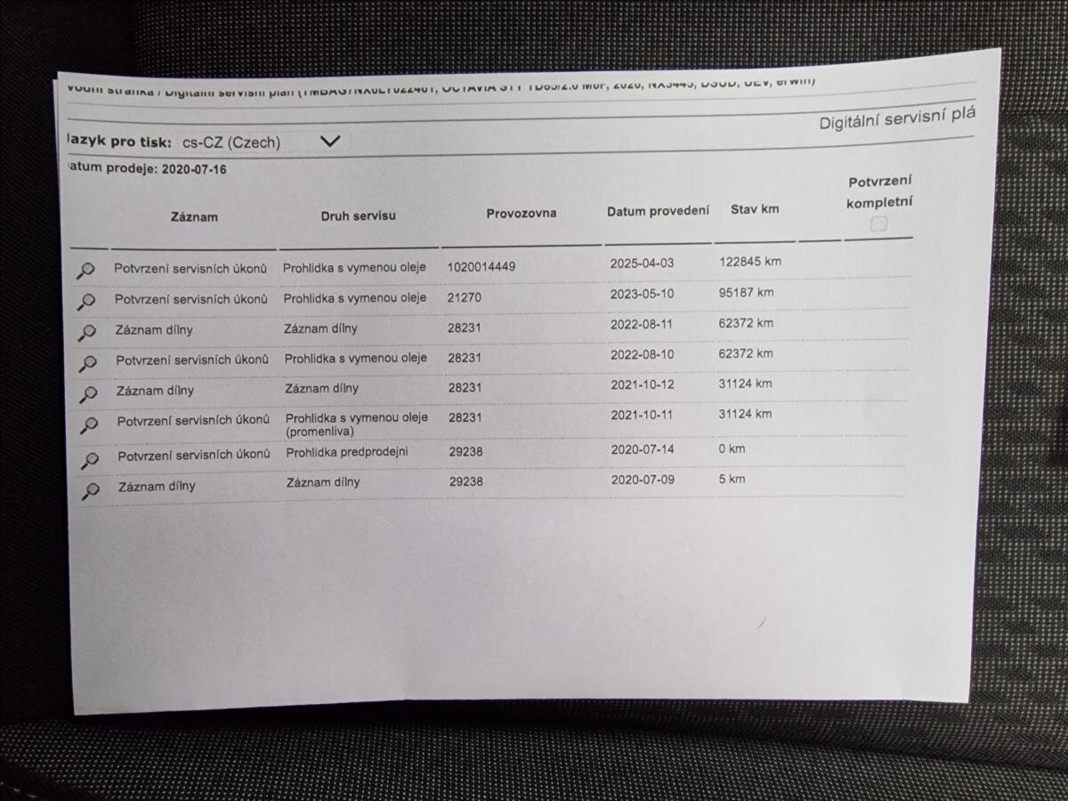 Škoda Octavia Liftback 2,0 l 85 kw